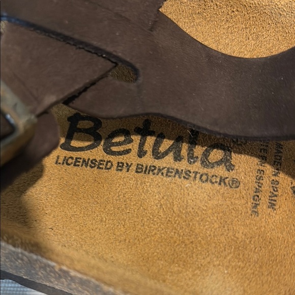 Birkenstock Betula gizeh brown Leather Sandals - Picture 5 of 7